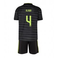Real Madrid David Alaba #4 Tredje sæt Børn 2022-23 Kortærmet (+ Korte bukser)